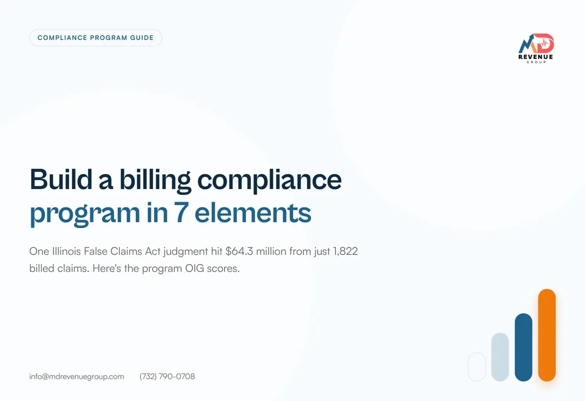 Billing compliance program